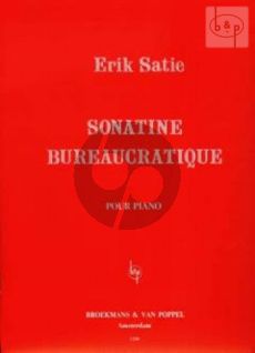 Sonatine Bureaucratique Piano