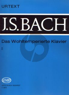 Bach Wohltemperierte Klavier Vol.1 Urtext (Without Fingering) (edited by István Lantos)