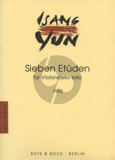 Yun 7 Etuden Violoncello (1993)