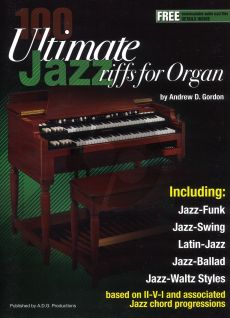 100 Ultimate Jazz Riffs for Organ Book with Mp3 files