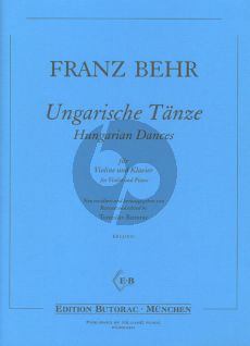 Behr Ungarische Tänze Violine und Klavier (Tomislav Butorac)