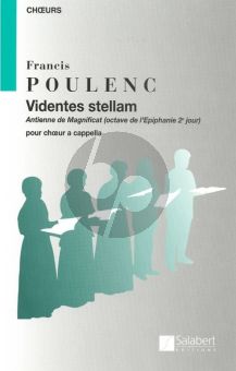 Poulenc Videntes stellam from Quatre Motets pour le Temps de Noel SATB