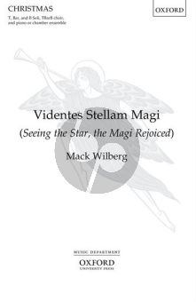 Wilberg Videntes Stellam Magi Soli with Men's Choir and Piano