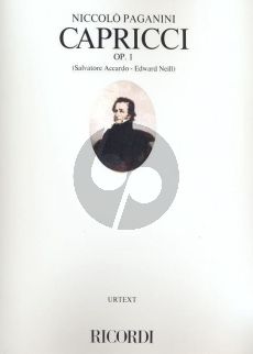 Paganini 24 Capricci Op.1 Violine solo (Urtext) (Accardo-Neill)