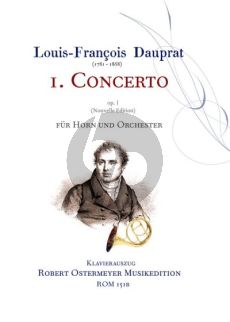 Dauprat Concerto No. 1 Op. 1 Horn and Orchestra (piano reduction)