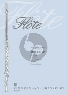 Kuffner Trio Opus 34 3 Flutes (Score/Parts) (Thomas Richter) (grade 6)