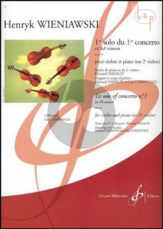 Concerto No.1 Op.14 f-minor 1er Solo de Concert (with 2nd. Violin) (Nadaud-Comentale)