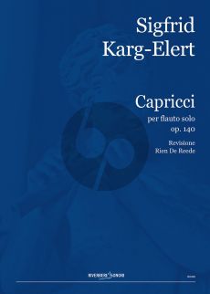 Karg-Elert 30 Caprices Op.107 Flauto (Rien de Reede)