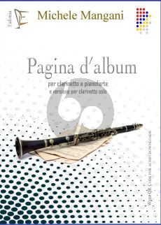 Mangani Pagina d' Album Clarinet in Bb and Piano