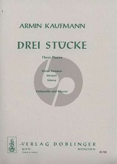 Kaufmann 3 Stucke Violoncello-Klavier