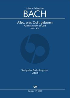 Bach Alles, was von Gott geboren BWV 80a / 80.1 Klavierauszug (Rekonstruktion von Klaus Hofmann)