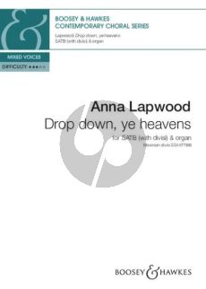 Lapwood Drop down, ye heavens SATB (with divisions) and Organ