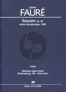 Requiem Op. 48 (Version Symphonique 1900) Klavierauszug XL Grossdruck (Marc Rigaudière)