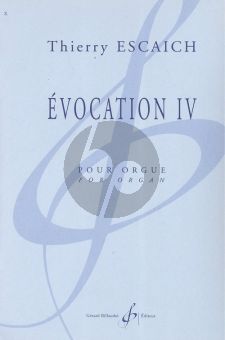 Escaich Evocation IV pour Orgue