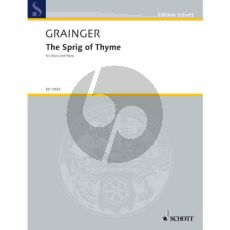 Grainger The Sprig of Thyme for High voice-piano