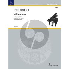 Rodrigo Villancicos (From "Retablo de Navidad - I Villancicos") voice-piano