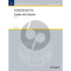 Hindemith Lieder op.18 Gesang-Klavier