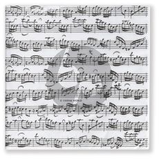 Papieren Servetten Bladmuziek (Paper Napkins 33x33' Sheet Music)