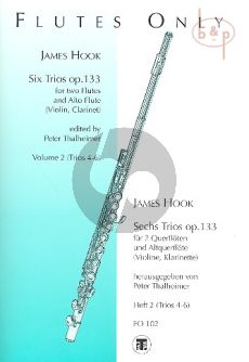 6 Trios Op.133 Vol.2 (3 Flutes[2 Fl.-Alto Fl.]) (or 2 Fl.-Clar.[Bb][Vi./Va.])