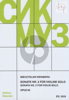 Sonata No. 2 Op. 95 Violine solo