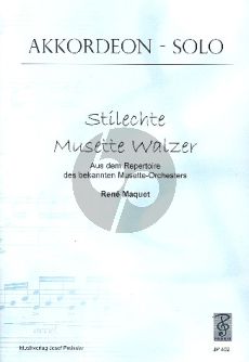 Stilechte Musette Walzer Akkordeon (René Maquet)