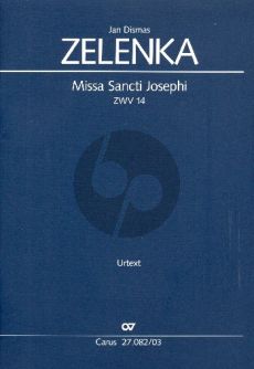 Zelenka Missa Sancti Josephi ZWV 14 (Klavierauszug) (Herausgeber Wolfgang Horn)