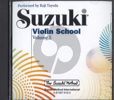 Suzuki Violin School Vol.5 CD Only (played by William Preucil and Piano Accomp. by Linda Perry)