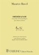 Ravel Shéhérazade 3 Poèmes de Tristan Klingsor Chant et Piano (textes Francaix et Anglais) (English version by Hermann Klein)