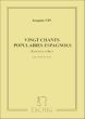 Nin Chants Populaire Espagnols vol.2 Chant-piano