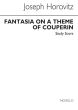 Horovitz Fantasia on a Theme of Couperin Study Score