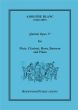 Blanc Quintet Op.37 for Flute, Clarinet, Horn, Bassoon and Piano Score and Parts