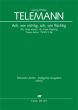 Telemann Trauer-Actus "Ach, wie nichtig, ach wie flüchtig" TWV 1:38 Soli-Chor und Instrumente (Partitur) (Wolfram Steude)