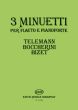 3 Minuetti for Flute and Piano (Telemann-Boccherini-Bizet)