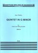 Sibelius Quintet g minor Strings and Piano (Set of Parts)