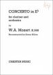 Concerto E-flat KV 268 (Clarinet-Orch.)