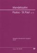 Mendelssohn Paulus Op.36 MWV A14 SATB [soli]-SATB[choir]-Orch. Study Score (edited by R. Larry Todd) (germ./engl.)