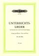 Album Unterrichtslieder - 60 beliebten Liedern fur Tiefe (Low) Stimme und Klavier (Herausgeber Paul Losse)