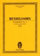 Mendelssohn Symphony No.4 A-major Op.90 "Italian" Study Score (edited by Boris von Haken)