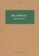 Bartok Contrasts Clarinet-Violin and Piano (Study Score) (edited by Peter Bartok and Nelson Dellamaggiore)