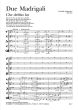 Andriessen Due Madrigali SATB and Strings Fullscore (Italian)