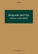 Britten Concerto Opus 15 Violin and Orchestra Study Score