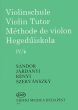 Sandor Szervansky Jardanyi Violin Method Violinschule - Violin Tutor Vol.4B (Hungarian, English, German, French