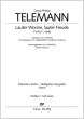 Telemann Lauter Wonne, lauter Freude TWV 1:1040 Soprano (Tenor) -Altblockflöte [Vi.] und Bc (Partitur) (Gerhard Braun)