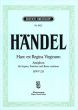 Handel Haec est Regina HWV 235 Sopran-Streicher Klavierauszug