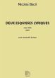 Bacri 2 Esquisses Lyriques Op.103b Violoncello-Piano