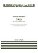 Poulenc Trio for Oboe, Bassoon and Piano Score and Parts (revised ed. by Sandro Caldini)