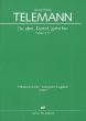 Telemann Du aber, Daniel, gehe hin Trauermusik TWV 4:17 Soli-Chor-Orch. Klavierauszug