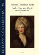 Bach Six Quartettos for Carl Friedrich Abel Op.8, (WarB B 51-56) Oboe(Fl./Vi.)-Vi.-Viola da G.(Va.)-Bc Score (edited by Thomas Fritzsch and Günter von Zadow)