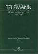 Telemann Uns ist ein Kind geboren TWV1:1452 soli SSATB, Coro SATB, 2 Fl, 2Ob, 2Vl, Va, Bc Klavierauszug (Klaus Hofmann)