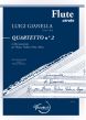 Gianella Quartetto No. 2 D-major Flute-Violin-Viola and Basso (Score/Parts) (edited by Franco Vigorito)